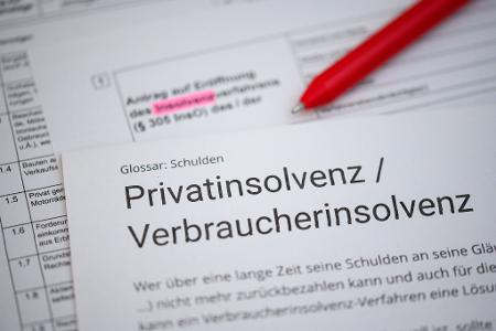 Auch bei den Verbraucherinsolvenzen sind die Zahlen deutlich gestiegen. (Symbolbild)