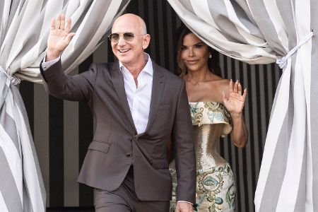 Jeff Bezos und Lauren Sánchez