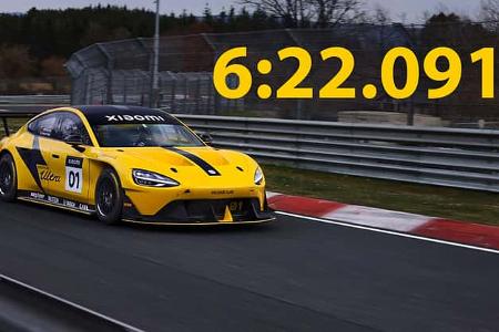 Xiaomi SU7 Ultra Prototyp Rekord Nürburgring Nordschleife