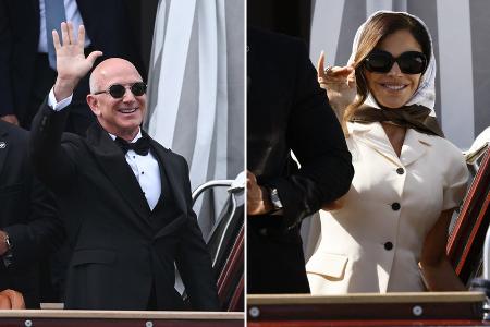 Jeff Bezos und Lauren Sánchez haben geheiratet Jeff Bezos und Lauren Sánchez haben geheiratet