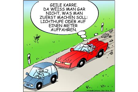 Cartoons zu trendigen Themen