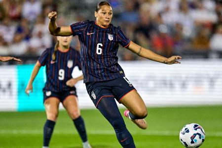 US-Fußballerinnen feiern 600. Sieg US-Fußballerinnen feiern 600. Sieg