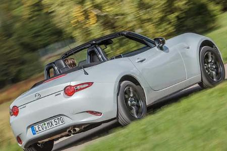 Mazda MX-5 Skyactiv 1.5, Heckansicht