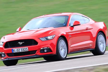 Ford Mustang GT 5.0 Fastback, Seitenansicht