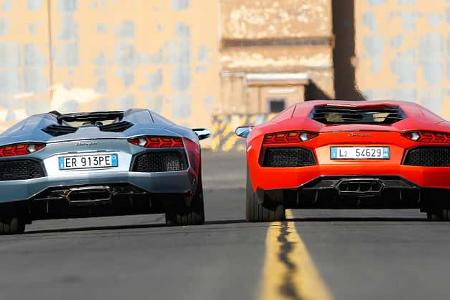 Lamborghini Aventador LP 700-4, Heckansicht