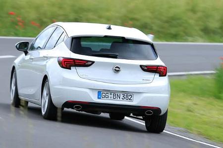 Opel Astra 1.6 DI Turbo, Heckansicht