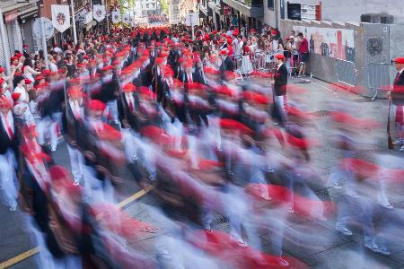 San Marcial-Fest in Spanien