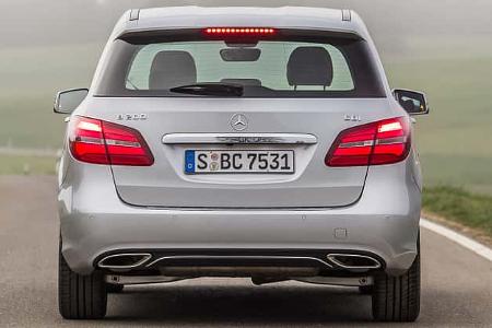 Mercedes B 200 CDI, Heckansicht