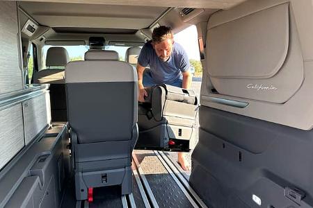 VW California Ocean Campervan Ladefläche