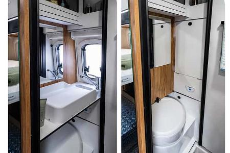 Karmann, Dexter, Bad, Campingbus, Schwenkwand