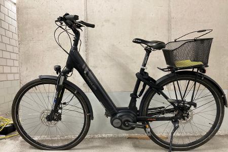 Sichergestelltes Fahrrad. Sichergestelltes Fahrrad.