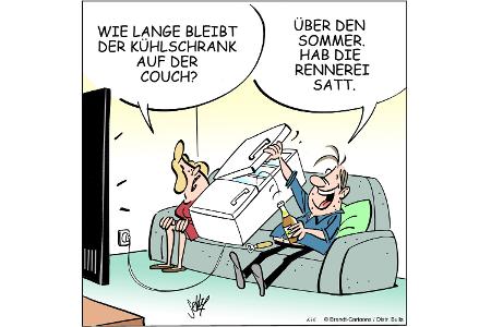 Cartoons zu trendigen Themen