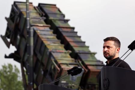 Die Ukraine ist für den Schutz vor ballistischen Raketen auf Patriot-Flugabwehrsysteme angewiesen. (Archivbild)