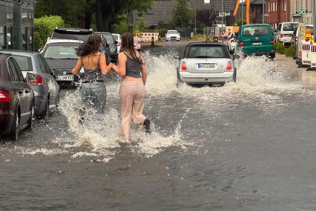 Erst extreme Hitze, dann reichlich Wasser.