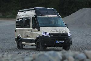VW Crafter mit Spezialdach