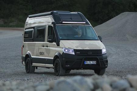 VW Crafter mit Spezialdach