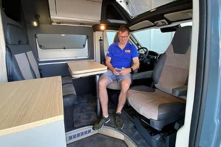 Knaus Boxtime Campervan 2026 Heckansicht, Dinette