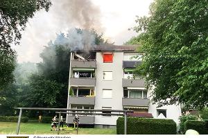 Feuerwehr verhindert Dachstuhlbrand (Fürstenried-West)