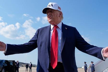US-Präsident Trump glaubt an die Gesprächsbereitschaft des Irans. 