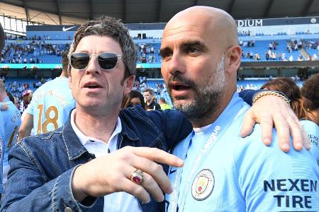 Noel Gallagher und Pep Guardiola