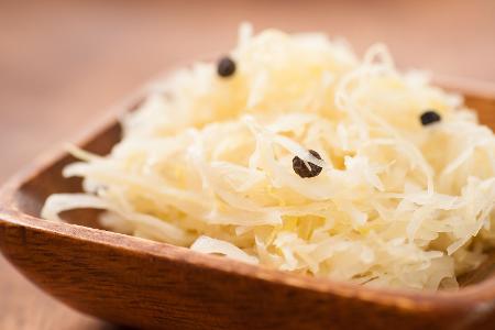 Nicht-pasteurisiertes Sauerkraut