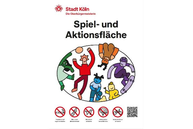 So sollte das neue Spielplatz-Schild eigentlich aussehen. (Handout)