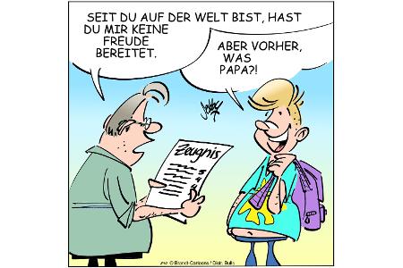 Cartoons zu trendigen Themen