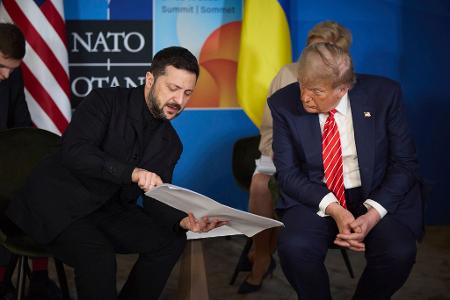 Selenskyj und Trump telefonierten miteinander. (Archivbild)