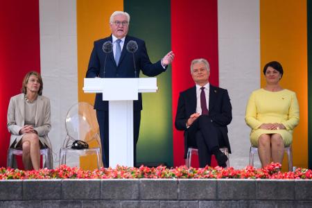Steinmeier: Sicherheit Litauens ist unsere Sicherheit