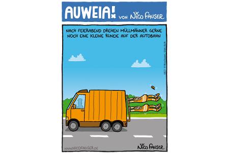 Alltäglicher Humor und Vögel