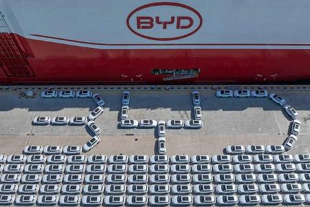BYD RoRo Autofrachter Frachtschiff Changzhou