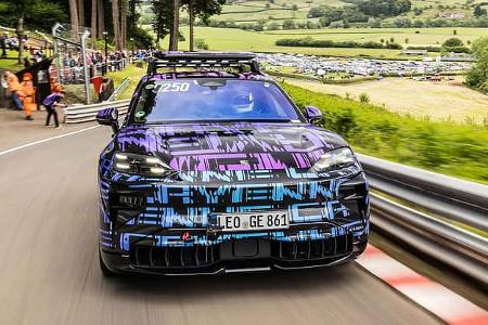 Porsche Cayenne Electric Erlkönig Prototyp Versuchsträger