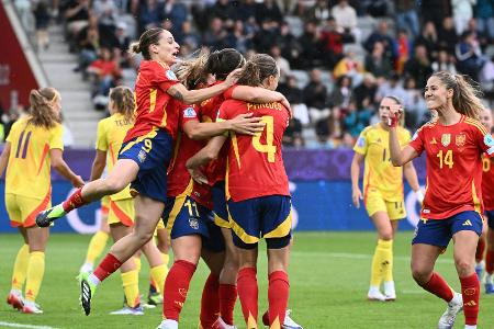 Frauen-EM: Spanien vorzeitig im Viertelfinale Frauen-EM: Spanien vorzeitig im Viertelfinale