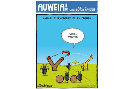 Alltäglicher Humor und Vögel
