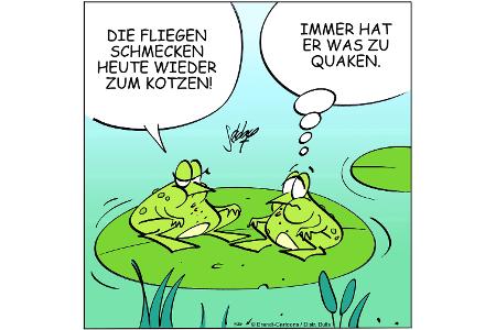 Cartoons zu trendigen Themen