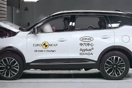 EuroNCAP Crashtest Chery Tiggo 7