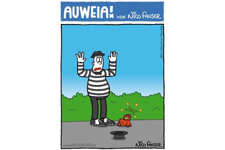 Alltäglicher Humor und Vögel
