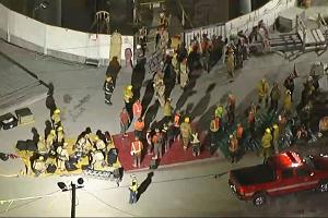 Tunneleinsturz in Los Angeles: 31 Arbeiter gerettet