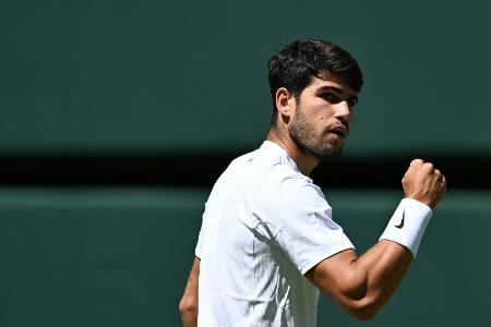 Dritter Titel in Folge winkt: Alcaraz im Wimbledon-Finale