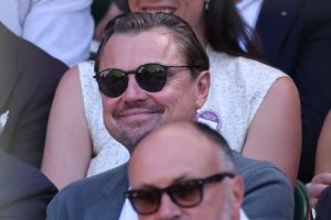 Wimbledon: Leonardo DiCaprio ausnahmsweise ganz ohne Cap