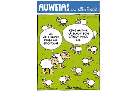 Alltäglicher Humor und Vögel
