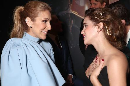 Emma Watson und Céline Dion