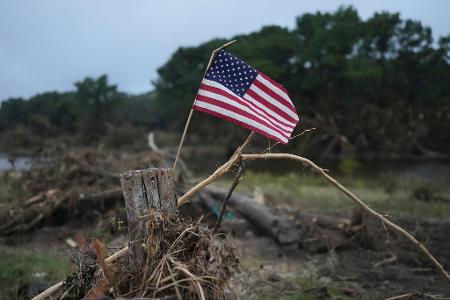 Eine US-Flagge.