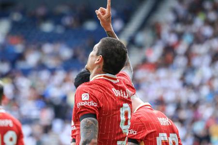 Liverpool gewinnt erstes Spiel ohne Jota - Wirtz nicht dabei Liverpool gewinnt erstes Spiel ohne Jota - Wirtz nicht dabei