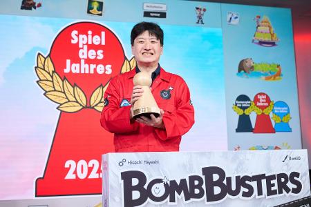 Brettspielautor Hisashi Hayashi gewann mit Brettspielautor Hisashi Hayashi gewann mit