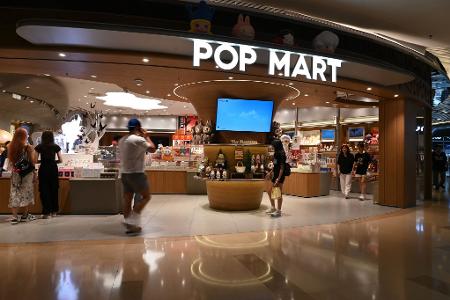 Pop Mart eröffnete in China meist in Shopping Malls seine Geschäfte. 