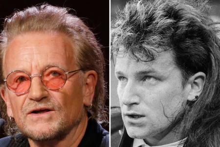 Bono bereut Vokuhila-Frisur beim Live-Aid-Benefizkonzert 1985 Bono bereut Vokuhila-Frisur beim Live-Aid-Benefizkonzert 1985