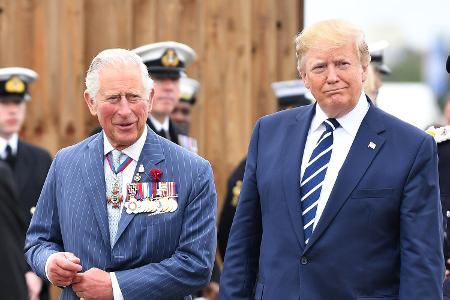König Charles III., Donald Trump König Charles III., Donald Trump