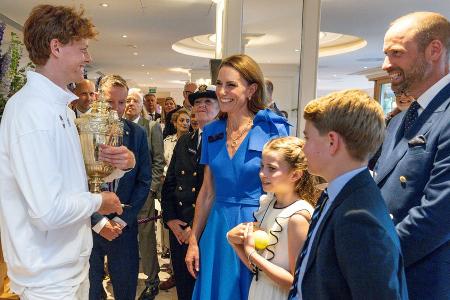 Kate und William: Besonderes Wimbledon-Mitbringsel für Louis Kate und William: Besonderes Wimbledon-Mitbringsel für Louis