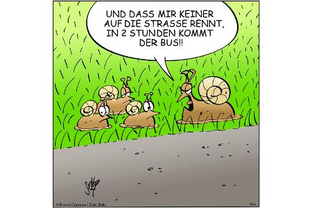 Cartoons zu trendigen Themen